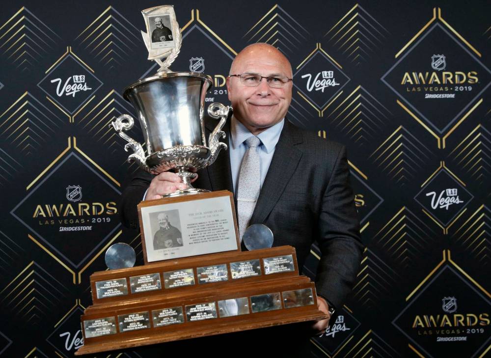 Barry Trotz apparently turned down a lucrative offer from the Jets. (John Locher / The Associated Press files)