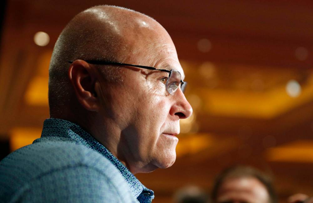 Barry Trotz says he would rather spend time with his family than coach next year. (John Locher / The Associated Press files)