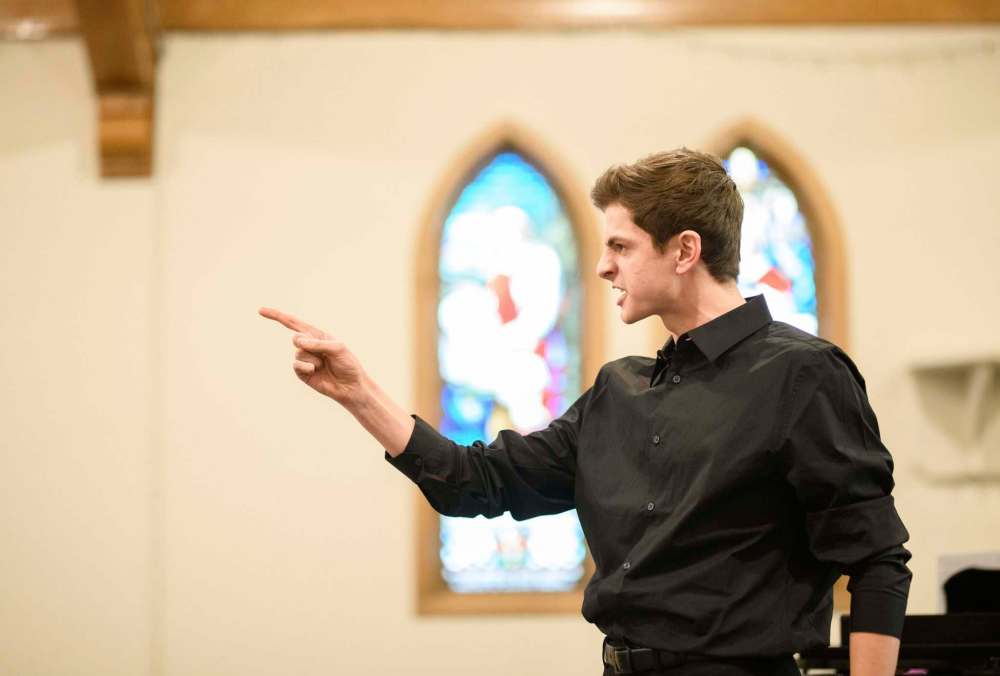 Mike Sudoma / Winnipeg Free Press files
Alex Gordon of St Johns Ravenscourt gives a vocal performance of “Be Prepared” from the musical “The Lion King” Thursday afternoon at Churchill Park Church as part of the city wide, Winnipeg Music Festival.