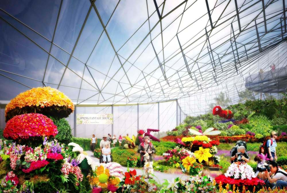 Assiniboine Park Conservancy renderings
An artist's rendering of the display house.