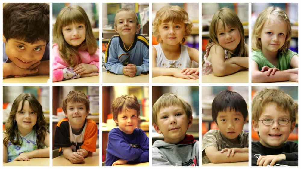 Kindergarten: Student portraits
