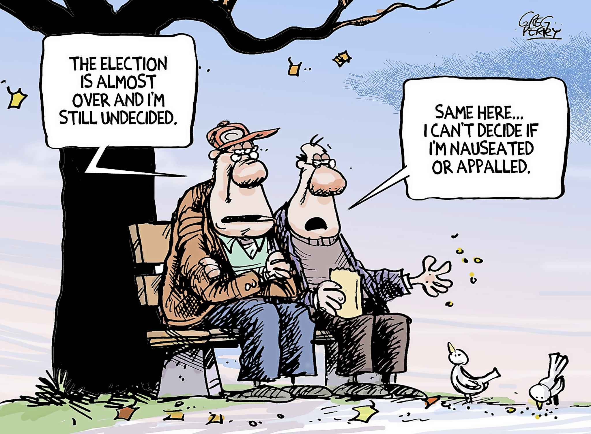 Editorial cartoon for Oct. 17, 2019