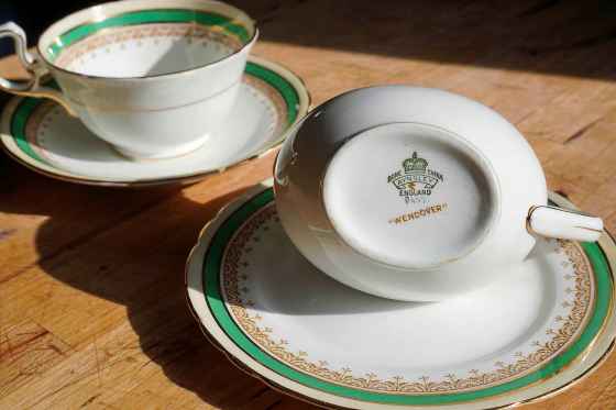 For a long time, my grandma Ada’s Aynsley China set lived in storage. (Eva Wasney / Winnipeg Free Press)