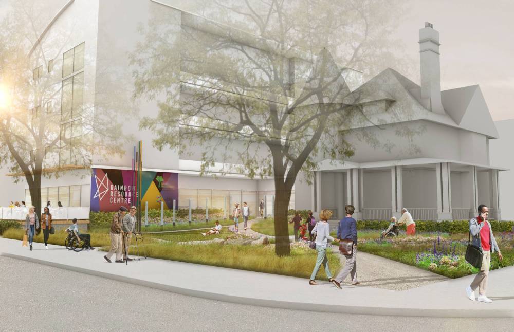 SUPPLIED
A rendering of the ‘deeply affordable’ Rainbow Resource Centre in West Broadway