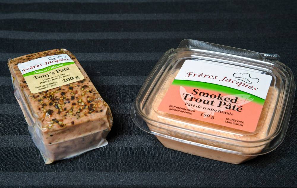ETHAN CAIRNS / WINNIPEG FREE PRESS
Frères Jacques packaged Pâté made by Larry Jacques in a local community commercial kitchen.