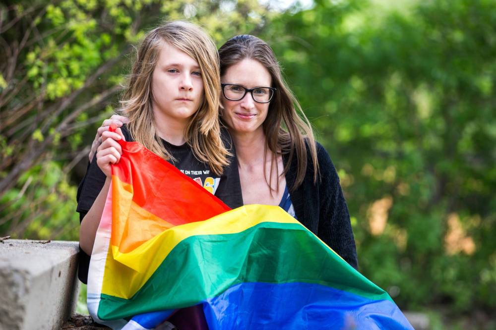 MIKAELA MACKENZIE / WINNIPEG FREE PRESS
Jennaya Isaac filed a human rights complaint with the Manitoba Human Rights Commission because of her frustration about how her son Kaiden has been treated at Calvin Christian School.
