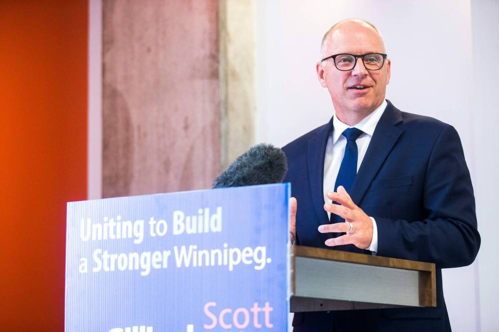 MIKAELA MACKENZIE / WINNIPEG FREE PRESS FILES Mayoral candidate Scott Gillingham would like to see more housing build on top of commercial buildings.