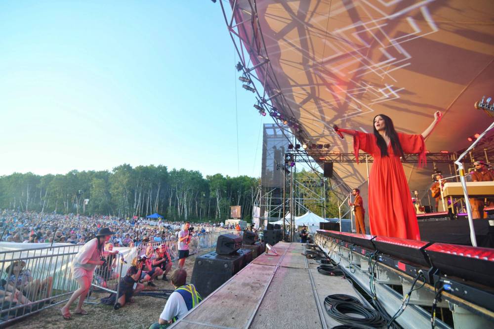 MIKE SUDOMA / WINNIPEG FREE PRESS FILES
Kacey Musgraves closed out the last Folk Festival in 2019.