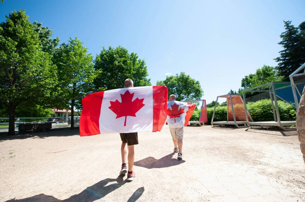 ETHAN CAIRNS / WINNIPEG FREE PRESS
This year, Canada Day at The Forks transformed into what organizers called a reimagined version of the national celebration.