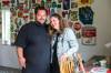 MIKAELA MACKENZIE / WINNIPEG FREE PRESS
Shaun Morin and Mélanie Rocan are the artists behind Slo-Toons, works on wood that nod to pop-culture icons.