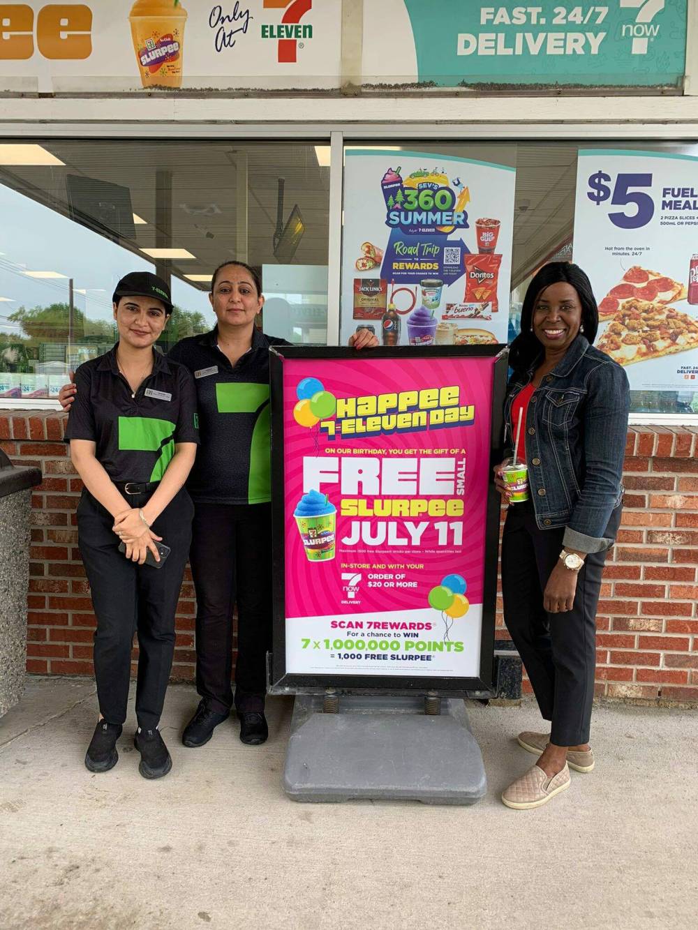 TWITTER
Manitoba Health Minister Audrey Gordon stopped by her local 7-Eleven Monday.