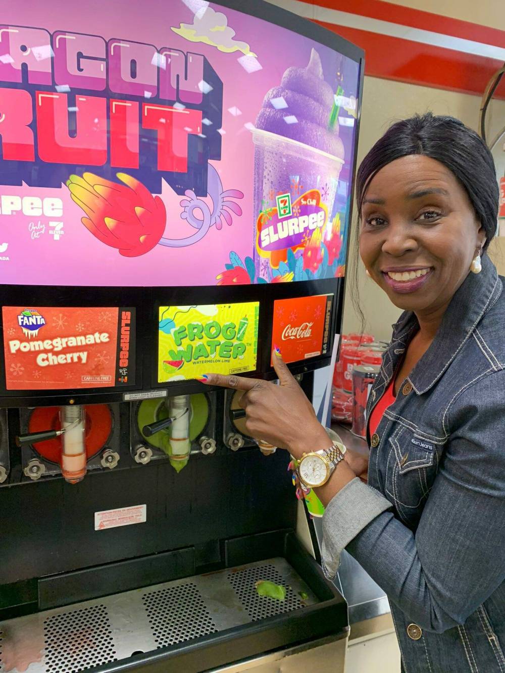 TWITTER
A tweet from Manitoba Health Minister Audrey Gordon Monday for 7-Eleven Day.