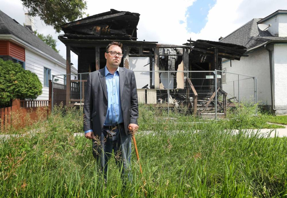 RUTH BONNEVILLE / WINNIPEG FREE PRESS
Aaron McDowell, council candidate for Mynarski ward.