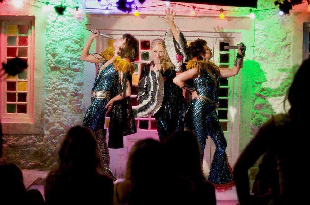Peter Mountain / Canwest News Service
Mamma Mia!, starring Christine Baranski (from left) Meryl Streep and Julie Walters, is the Friday-night beach-screening feature.