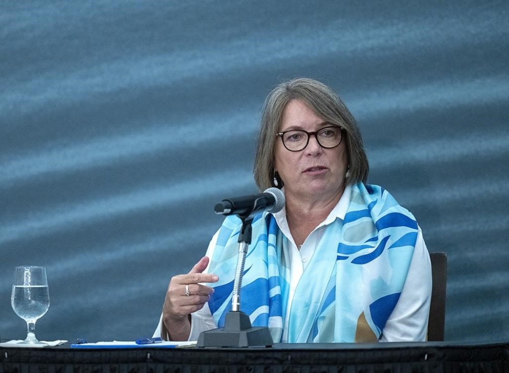 RCMP Commissioner Brenda Lucki testifies at the Mass Casualty Commission inquiry into the mass murders in rural Nova Scotia on April 18/19, 2020, in Halifax on Tuesday, Aug. 23, 2022. Gabriel Wortman, dressed as an RCMP officer and driving a replica police cruiser, murdered 22 people. THE CANADIAN PRESS/Andrew Vaughan