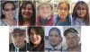 This combination of photos provided by Royal Canadian Mounted Police shows stabbing victims, from top left, Bonnie Burns, Carol Burns, Christian Head, Lydia Gloria Burns, and Lana Head. From bottom left, Wesley Petterson, Thomas Burns, Gregory Burns, and Robert Sanderson. THE CANADIAN PRESS/HO-Royal Canadian Mounted Police via AP
