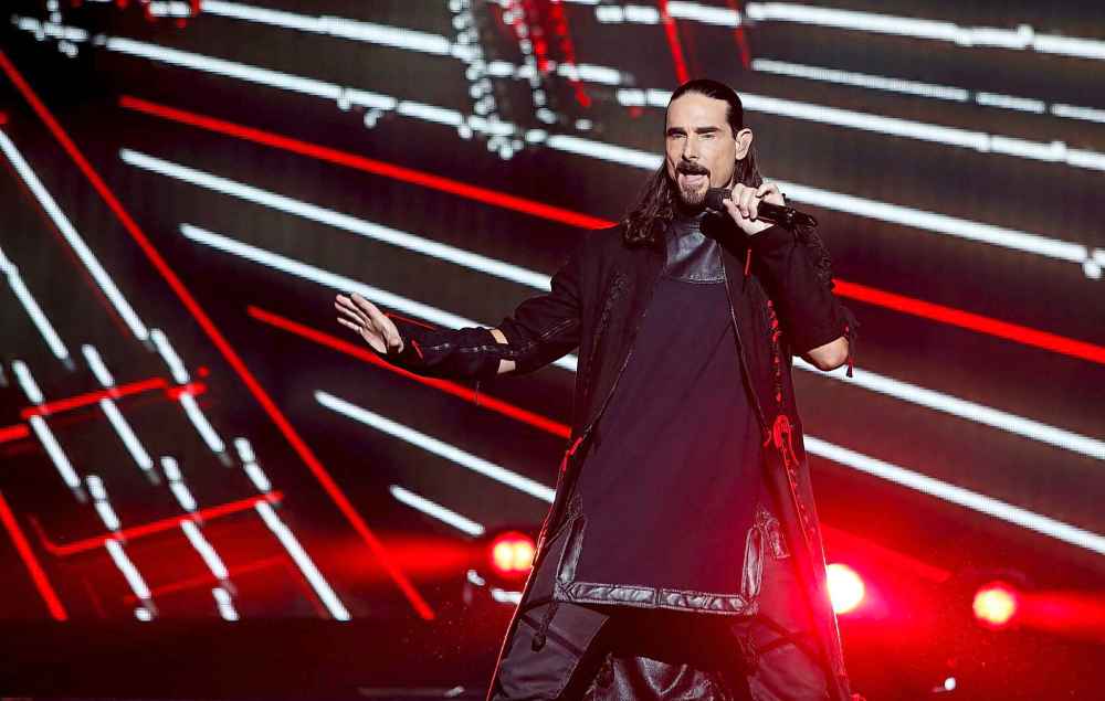 JOHN WOODS / WINNIPEG FREE PRESS
Back Street Boys perform in Winnipeg Monday.