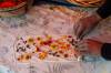 ETHAN CAIRNS / WINNIPEG FREE PRESS
                                Lourdes Still creates a colourful flower print cloth created using harvested flowers to dye at her Masagana Flower Farm in La Broquerie.