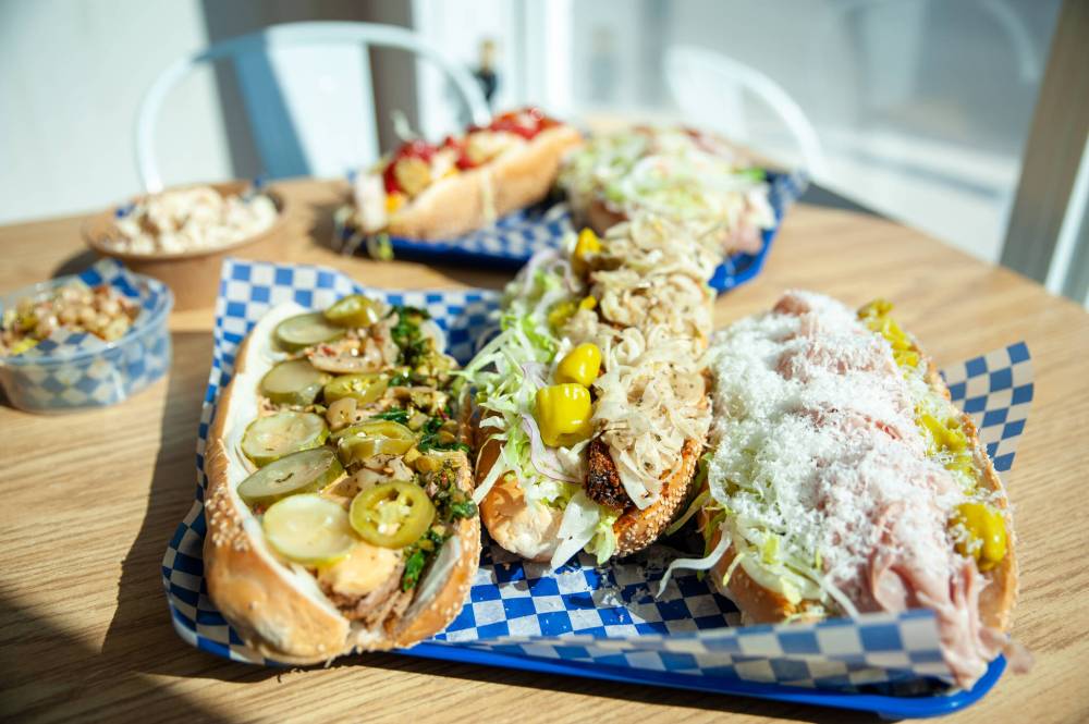 ETHAN CAIRNS / WINNIPEG FREE PRESS
South Osborne has become something of a local food mecca as of late, and the brains behind Hoagie Boyz felt a ‘friendly sandwich shop’ was a good fit for the area.