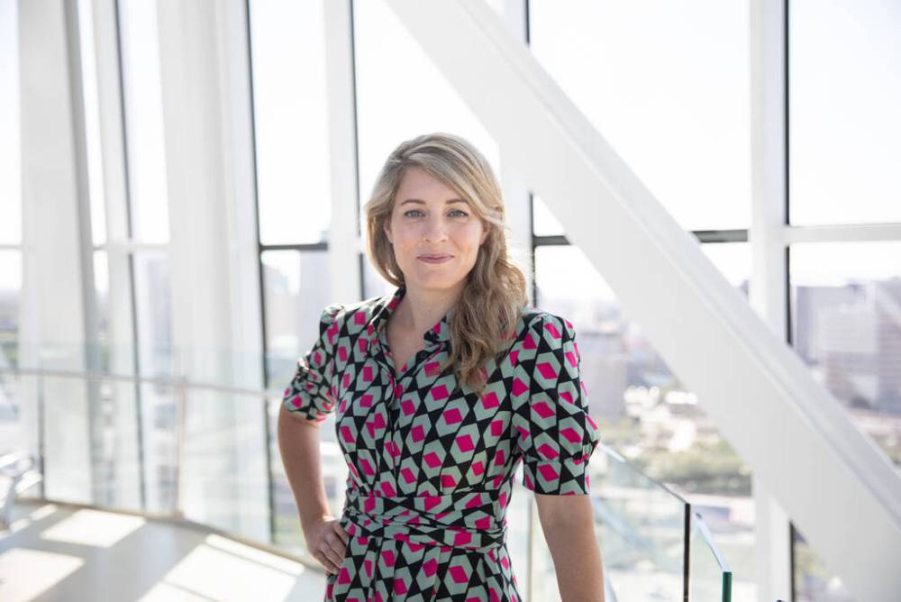 JESSICA LEE / WINNIPEG FREE PRESS
“Often, foreign policy seems very far from people. But this summer, in particular, we’re seeing really that it couldn’t be closer to home,” said Foreign Affairs Minister Mélanie Joly.