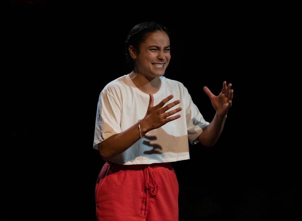 JESSICA LEE / WINNIPEG FREE PRESS
‘We talk about intergenerational trauma, and the way it runs through us from our ancestors, but intergenerational trauma can’t exist without intergenerational joy,’ says actor and playwright Sophie Smith-Dostmohamed.