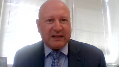 WINNIPEG FREE PRESS
                                In a screen grab from the video press conference call, Dr. Brent Roussin, chief provincial public health officer, provides an update on Monkeypox vaccination in the province.