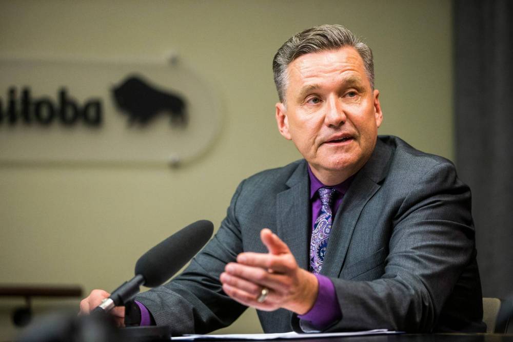 MIKAELA MACKENZIE / WINNIPEG FREE PRESS FILES
Transportation and Infrastructure Minister Doyle Piwniuk: ‘looking at possible design.’
