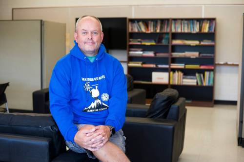 MIKAELA MACKENZIE / WINNIPEG FREE PRESS
                                Principal Andrew Mead: &lsquo;There are lots of kids and families who need something different.&rsquo;