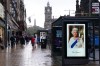 Tributes to Queen Elizabeth II on bus stops on Princes Street in Edinburgh following the death of Queen Elizabeth II, Friday Sept. 9, 2022. The country began a 10-day mourning period Friday, with bells tolling around Britain and 96 gun salutes planned in London – one for each year of the queen’s long life. People around the globe gathered at British embassies to pay homage to the queen, who died Thursday in Balmoral Castle in Scotland. (Jane Barlow/PA Wire/PA via AP)