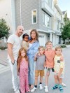 Vanessa van Tol and her husband Jordan pose for a photo with their children Malaya, 6, baby Reamohetse, Maverick, 8, Cruz, 10, and Roan, 8, in this undated handout photo. With a family of seven living in a three-bedroom townhouse and a fitness business she runs from home, Vanessa van Tol is a pro at maximizing space. THE CANADIAN PRESS/HO, *MANDATORY CREDIT*