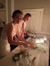Naomi and Tyler Wheeler pose for a photo at their wedding in Charlottetown in this Saturday, Sept. 24, 2022 handout photo. THE CANADIAN PRESS/HO, Sarah Haberl *MANDATORY CREDIT*