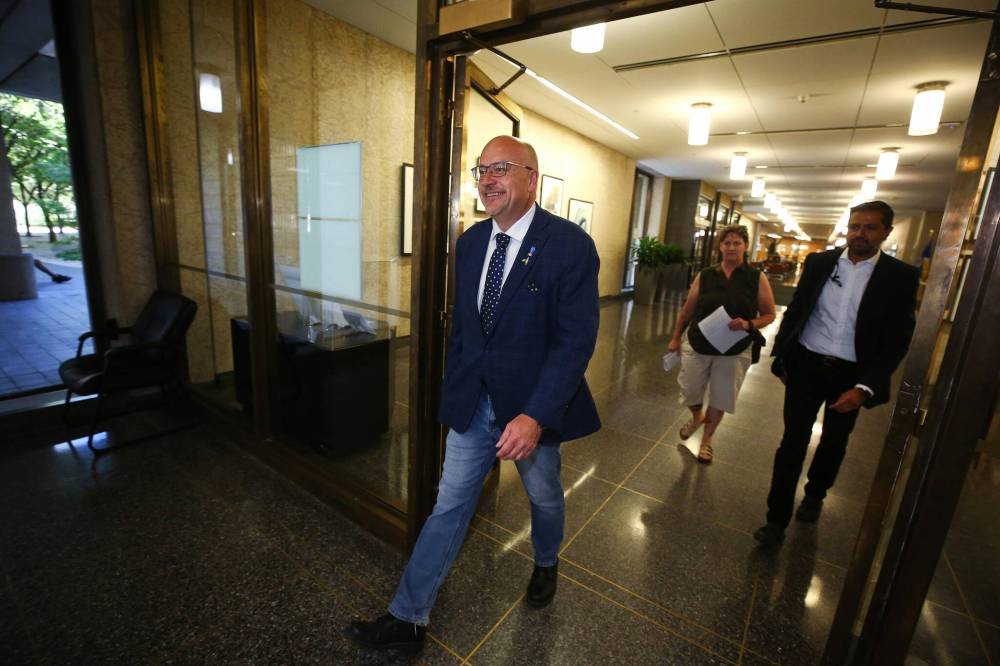 MIKE DEAL / WINNIPEG FREE PRESS FILES
Russ Wyatt is back as councillor in Transcona.