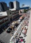 JOHN WOODS / WINNIPEG FREE PRESS
                                Thousands people from the Sikh community came out to worship and celebrate the first Nagar Kirtan parade since the COVID-19 pandemic hit the province on Sunday.