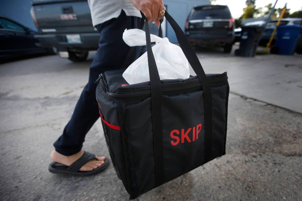 JOHN WOODS / WINNIPEG FREE PRESS FILES
Skip The Dishes confirmed that 350 people were let go