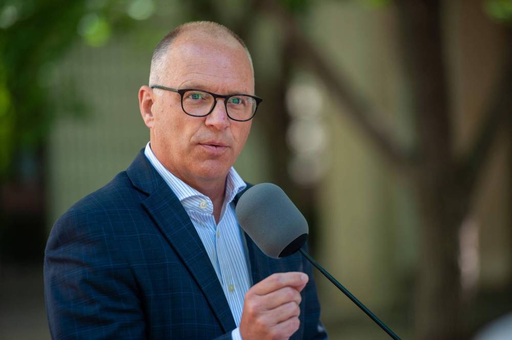 ETHAN CAIRNS / WINNIPEG FREE PRESS FILES
“If Winnipeg wants to make gains in trade and commerce, we need to invest in our trade infrastructure across the city,” said mayoral candidate Scott Gillingham.