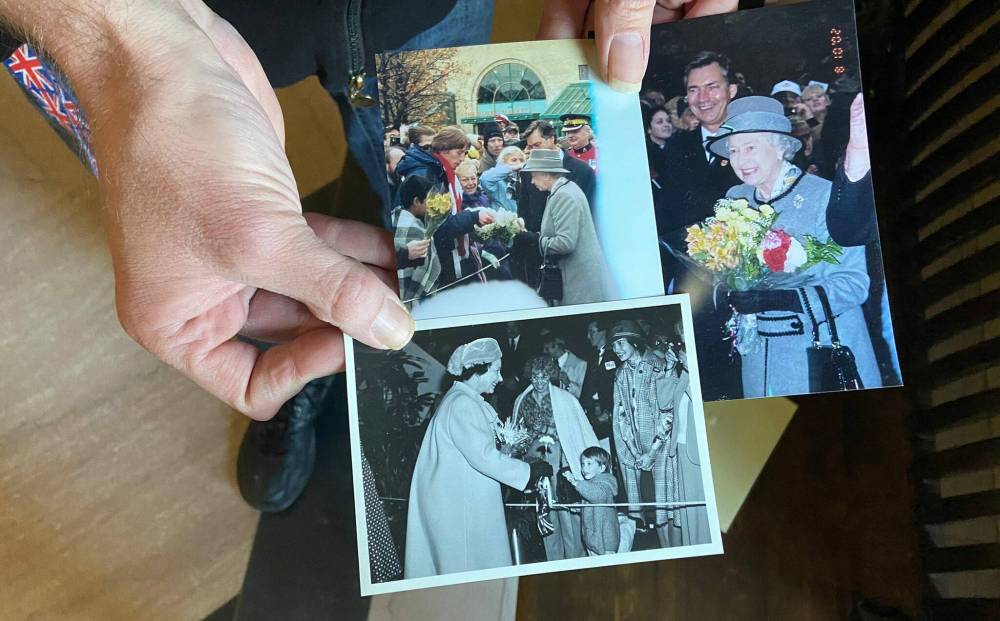 MALAK ABAS / WINNIPEG FREE PRESS
Photos of when Jason Ostapyk saw the Queen in person.