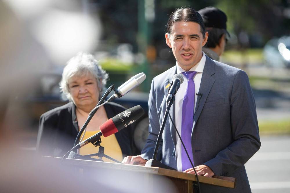 DANIEL CRUMP / WINNIPEG FREE PRESS FILES
Mayoral candidate Robert-Falcon Ouellette shared his plan to reduce ambulance response times.