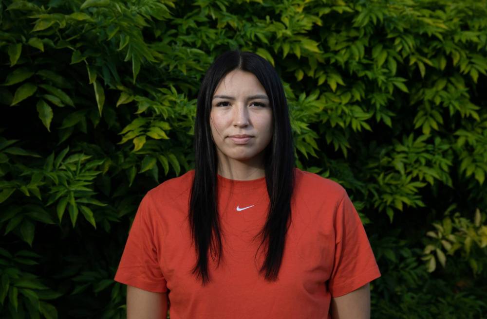 JESSICA LEE / WINNIPEG FREE PRESS
A member of Birdtail Sioux Dakota Nation and a U of M athlete, Tréchelle Bunn launched the Sept. 30 Reconciliation Run after being moved and inspired by her earlier event, a similar walk on July 1, 2021 that drew 70 participants.