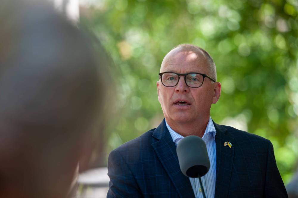ETHAN CAIRNS / WINNIPEG FREE PRESS FILES
Mayoral Candidate Scott Gillingham said he wants to implement a “yes” culture in which civic staff will do everything they can to help residents and investors.