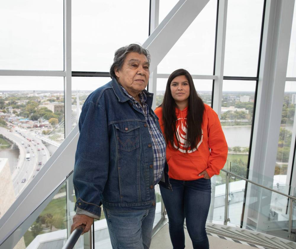 JESSICA LEE / WINNIPEG FREE PRESS
Charlie Bittern confided in Peguis First Nation director Erica Daniels and the result is the film Bimibatoo-win: Where I Ran.