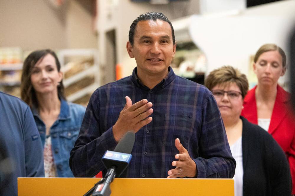 NDP Leader Wab Kinew is keen to challenge the government's record. (Daniel Crump / Winnipeg Free Press files)