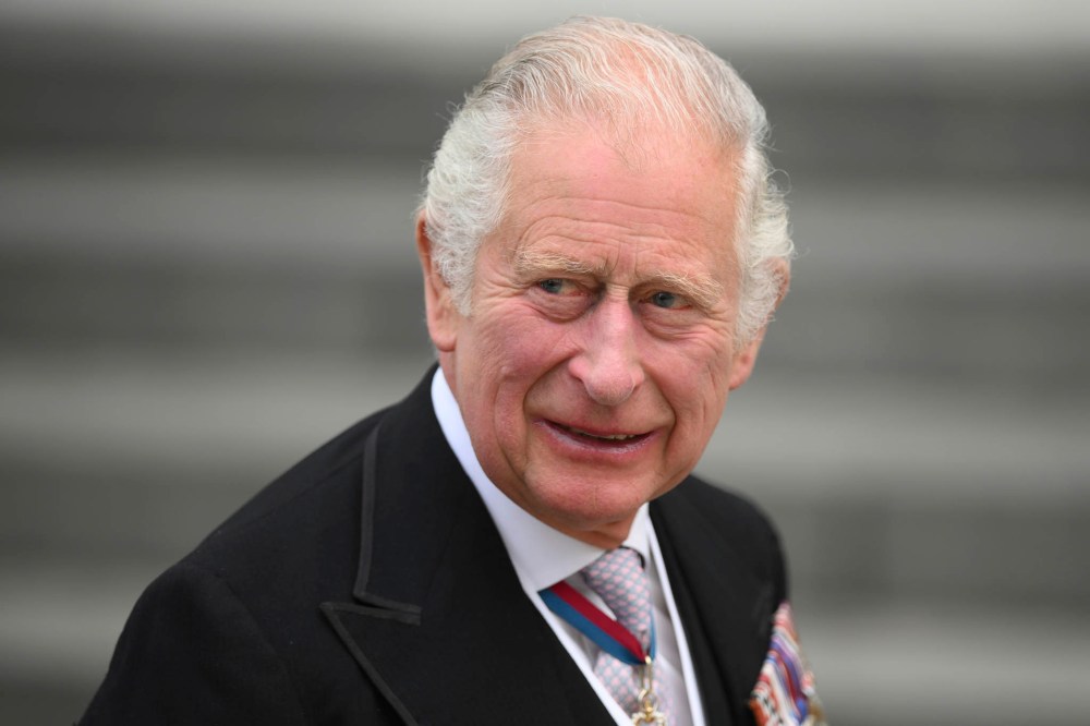 Britain's Prince Charles arrives for a service of thanksgiving for the reign of Queen Elizabeth II at St Paul's Cathedral in London last month on the second of four days of celebrations to mark the Platinum Jubilee. (Daniel Leal / Pool Photo via AP)