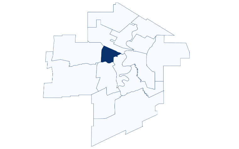 WINNIPEG FREE PRESS
Daniel McIntyre ward boundary map.