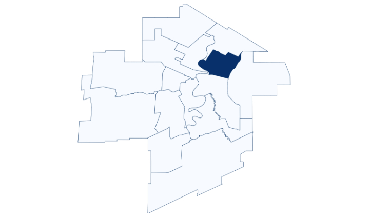 WINNIPEG FREE PRESS
Elmwood - East Kildonan ward boundary map.
