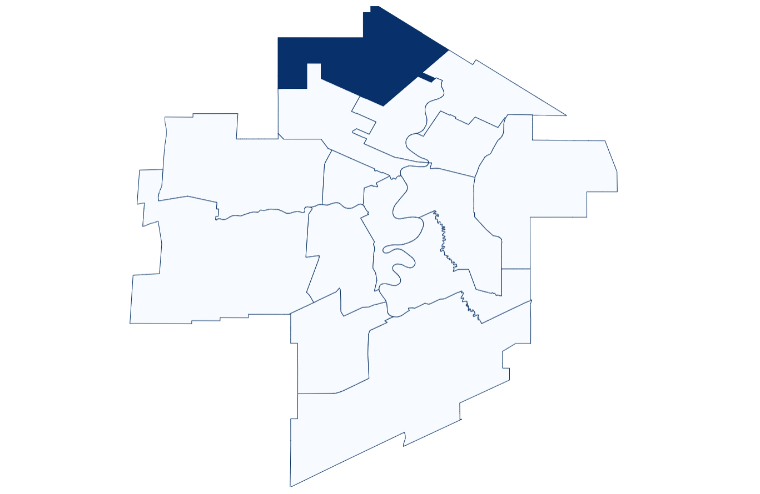 WINNIPEG FREE PRESS
Old Kildonan ward boundary map.