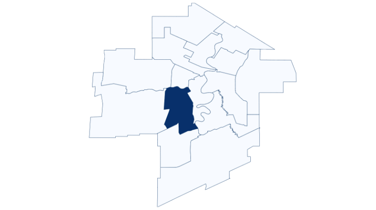 WINNIPEG FREE PRESS
River Heights - Fort Garry ward boundary map.