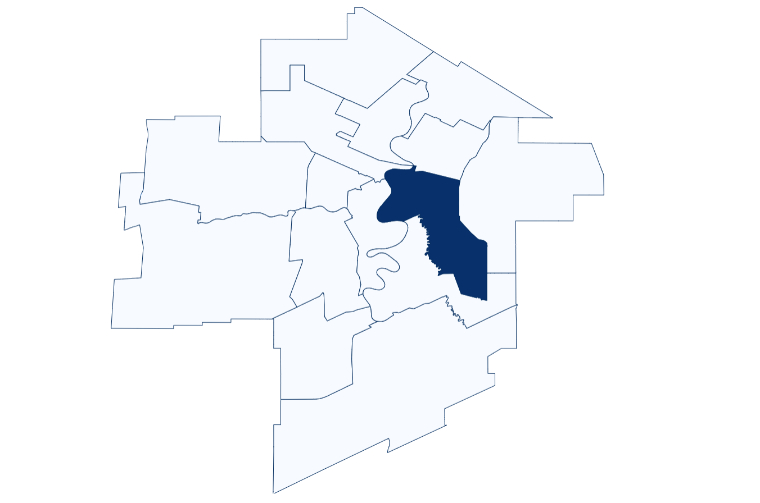 WINNIPEG FREE PRESS
St. Boniface ward boundary map.