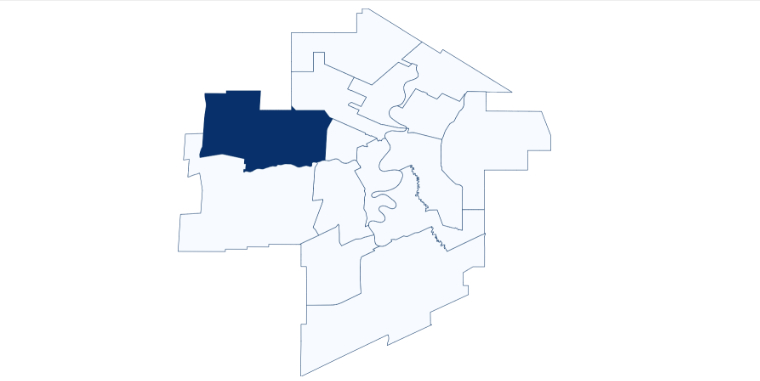 WINNIPEG FREE PRESS
St. James ward boundary map.