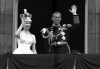 In this June. 2, 1953 file photo, Britain's Queen Elizabeth II and Prince Philip, Duke of Edinburgh wave to supporters from the balcony at Buckingham Palace, following her coronation at Westminster Abbey, London. TH EVANADIAN PRESS/AP-Leslie Priest