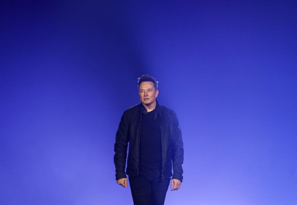 FILE - Tesla CEO Elon Musk introduces the Cybertruck at Tesla's design studio on Nov. 21, 2019, in Hawthorne, Calif. Days after taking over Twitter and a week before the 2022 U.S. midterm elections, Musk has positioned himself as moderator-in-chief of one of the most important social media platforms in American politics. (AP Photo/Ringo H.W. Chiu, File)